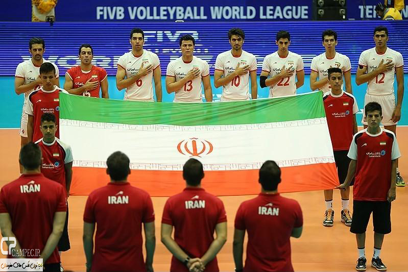 عکس های دیدار والیبال ایران و برزیل در تهران