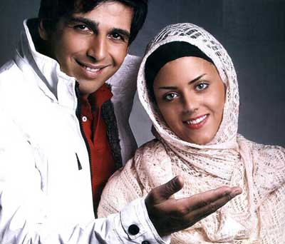 حمید گودرزی و همسرش