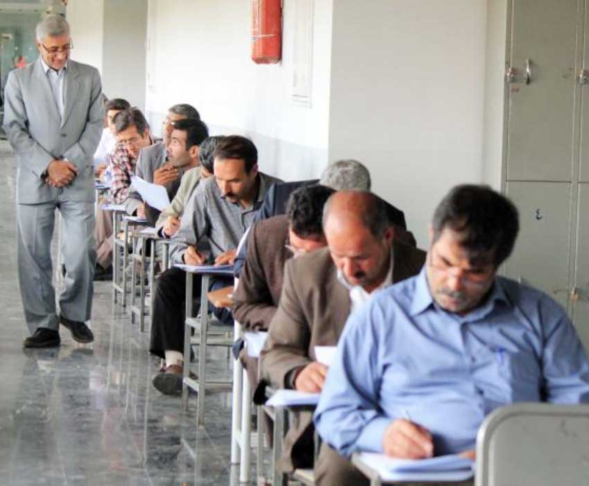 حضور دو دهیار قاضی جهانی در چهارمین آزمون مکاتبه‌ای دهیاران آذربایجان شرقی  