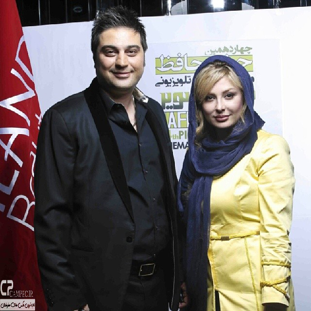 نیوشا ضیغمی و همسرش آرش خان خان