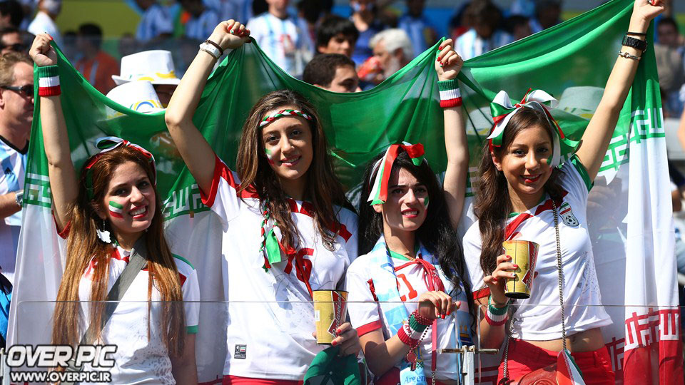 عکس دختران ایرانی بازی ایران - آرژانتین
