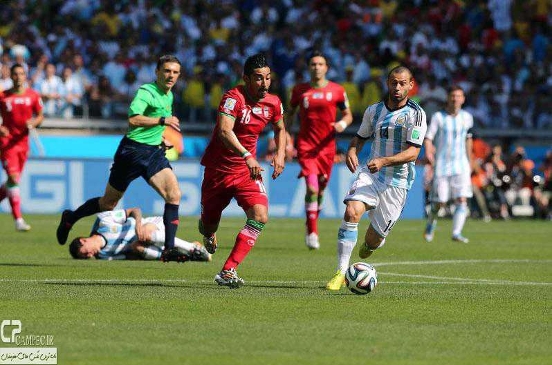 عکس های دیدار تیم‌های فوتبال ایران و آرژانتین