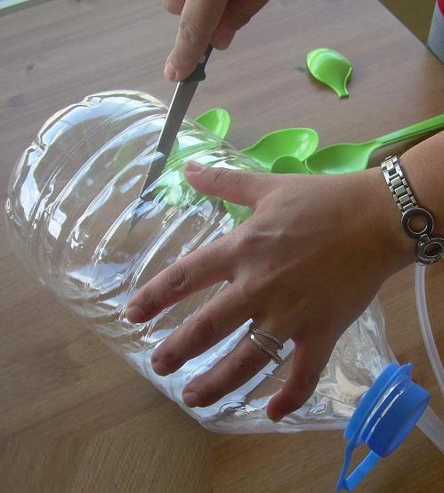 ساخت لوستر با قاشق پلاستیکی