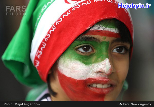 هواداران محجبه تیم ایران در جام جهان2014, دختران محجبه ایرانی در جام جهانی, حجاب در جا جهانی, دختر و زنان ایرانی و فوتبال2014