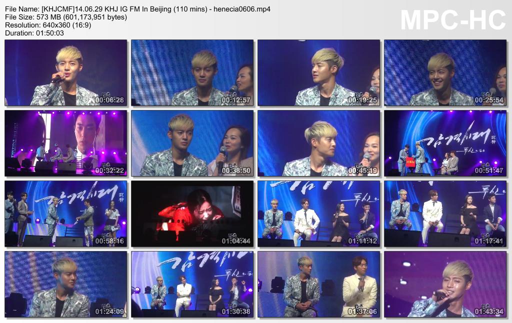 [Video] 140629 Kim Hyun Joong Inspiring Generation FM In Beijing [110 mins]