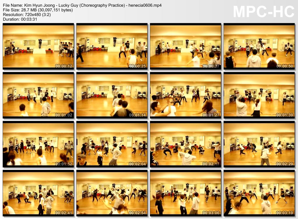 Kim Hyun Joong - Dance Practice Of Lucky Guy &amp; Your Story &amp; Unbreakable