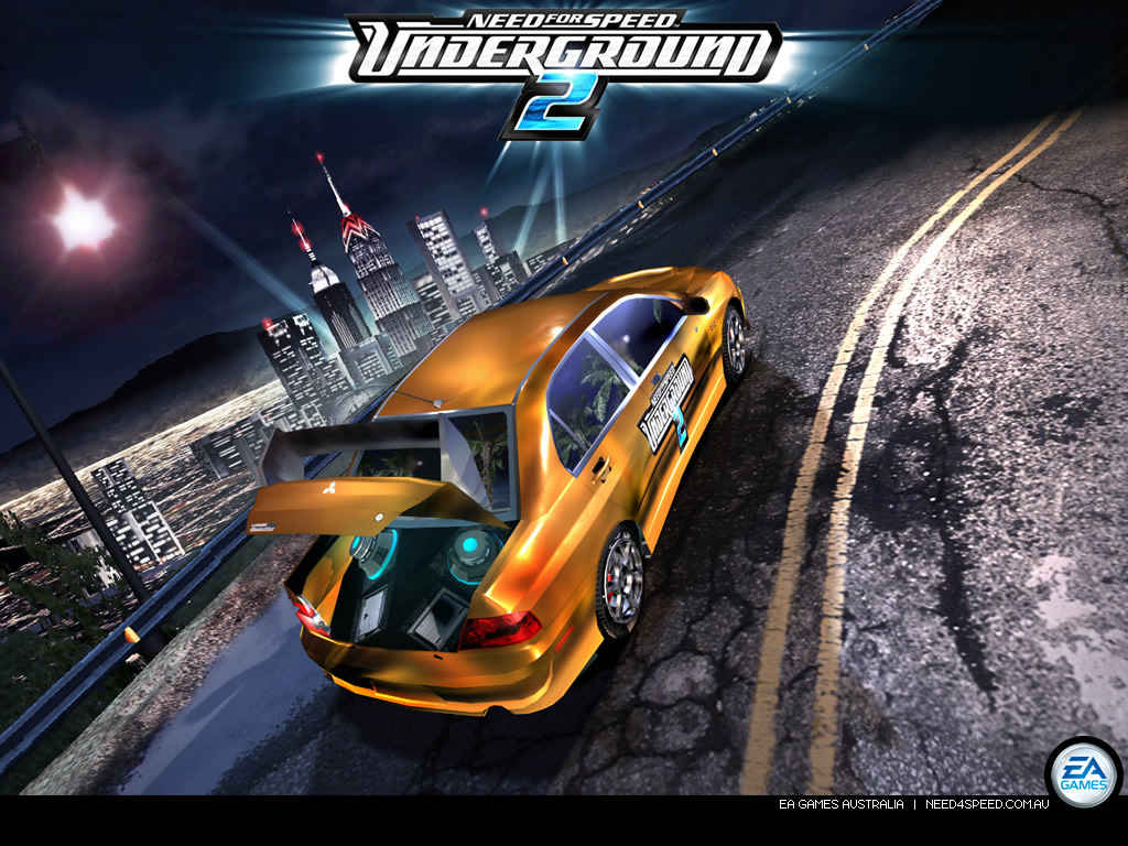 بازی Need for Speed UG2 میتسوبیشی نارنجی