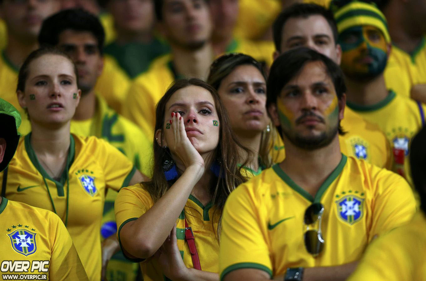 عکس های تماشاگران برزیل پس از شکست از آلمان