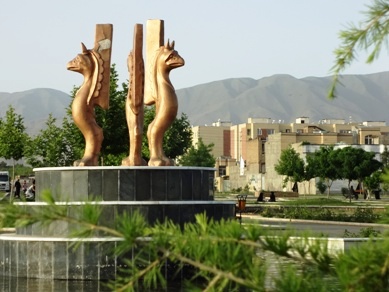 تندیس سه شیردال باستانی نیشابور