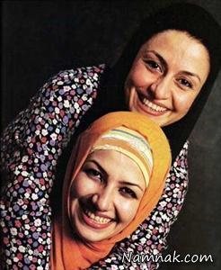 مریلا زارعی در کنار خواهرش ملیکا زارعی