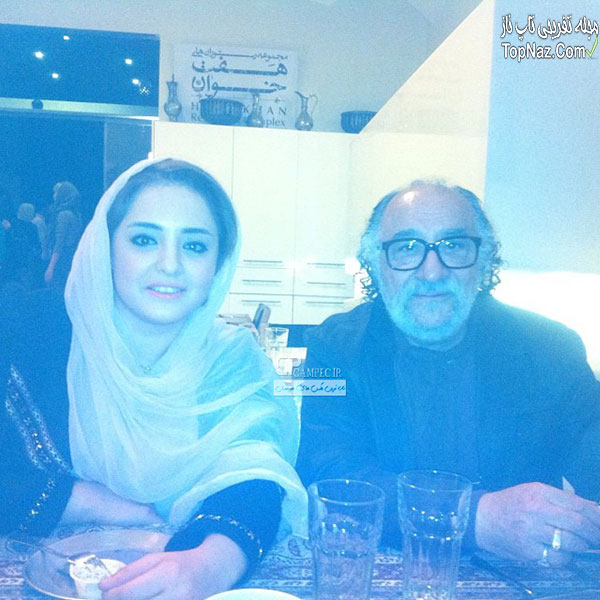 داریوش ارجمند در کنار نرگس محمدی در شیراز