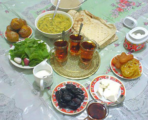 تغذیه رمضان, غذاهای سحری, سحری مناسب