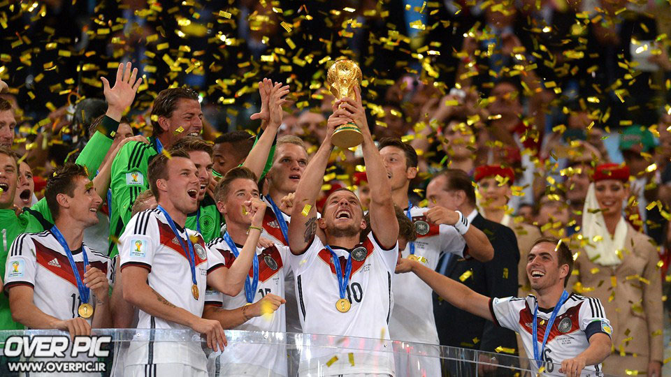 عکس های جشن قهرمانی آلمان در جام جهانی 2014 