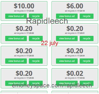 تبلیغات دریافت شده پیرورتز تاریخ 22 july