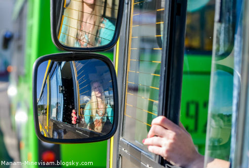 راننده های اتوبوس در کشور بلاروس
