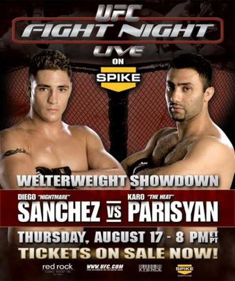 دانلود تک مسابقه  (UFC Fight Night 6 (Diego Sanchez vs. Karo Parisyan
