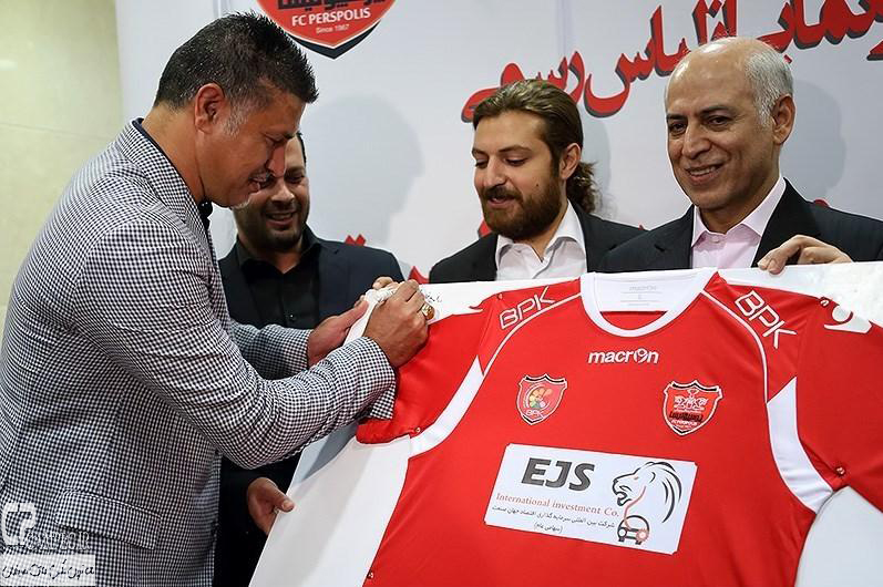 مراسم رو نمایی از پیراهن تیم پرسپولیس در لیگ برتر 93