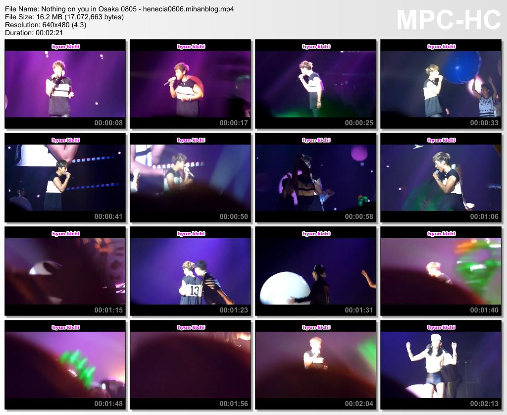 [Fancams] Kim Hyun Joong 2014 World Tour in Osaka [14.08.05]