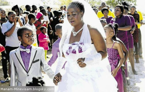 ازدواج پسر 9 ساله با زن 53 ساله در آفریقای جنوبی