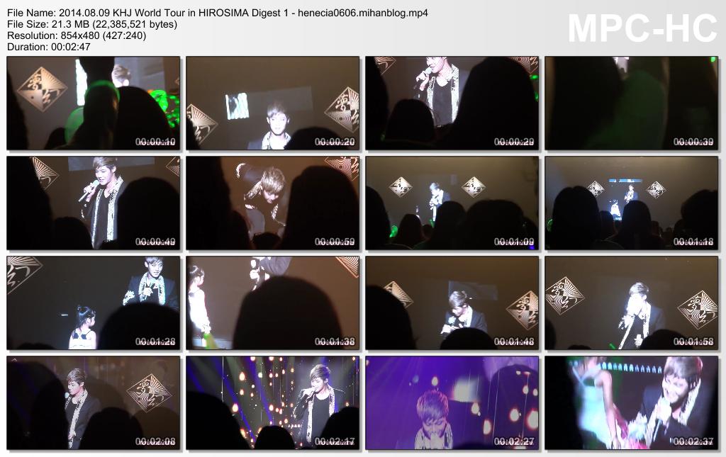 [Fancams] Kim Hyun Joong - 2014 World Tour Concert in Hiroshima [14.08.09]