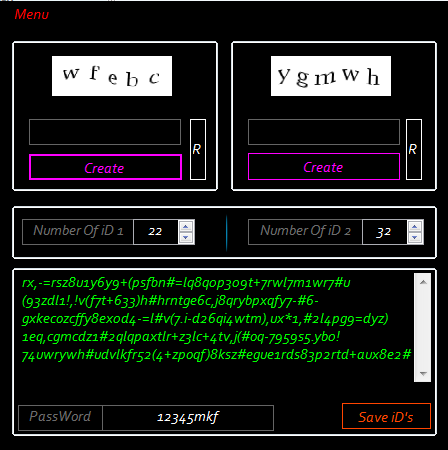 iD Maker Version1 Coded By Mohamad~kf@n.c Id_maker