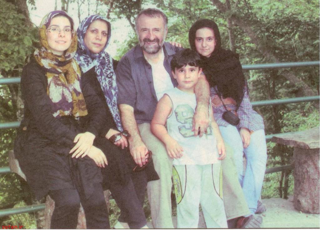 عکس خانوادگی مهران رجبی