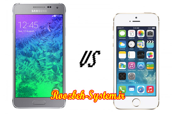  بررسی و مقایسه‌ی کامل گوشی Samsung Galaxy Alpha و iPhone 5s