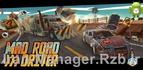 دانلود بازی راننده دیوانه جاده برای اندروید Mad Road Driver V.1.1