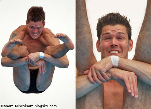 عکس صورت خنده دار ورزشکاران