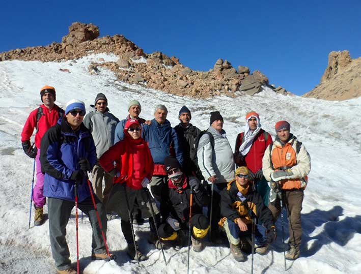 صعود هیئت کوهنوردی آذرشهر به قله سبلان و حضور آقای علیرضا زارع قاضی جهانی در این برنامه 
