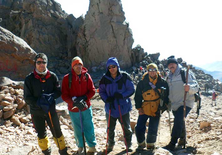 صعود هیئت کوهنوردی آذرشهر به قله سبلان و حضور آقای علیرضا زارع قاضی جهانی در این برنامه 