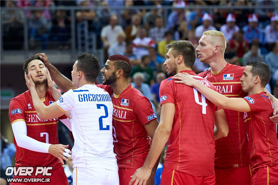 عکس های والیبال ایران - فرانسه | قهرمانی جهان 1