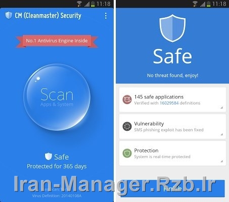 دانلود نرم افزار ویروس کش اندروید CM Security & Find My Phone v1.8.5