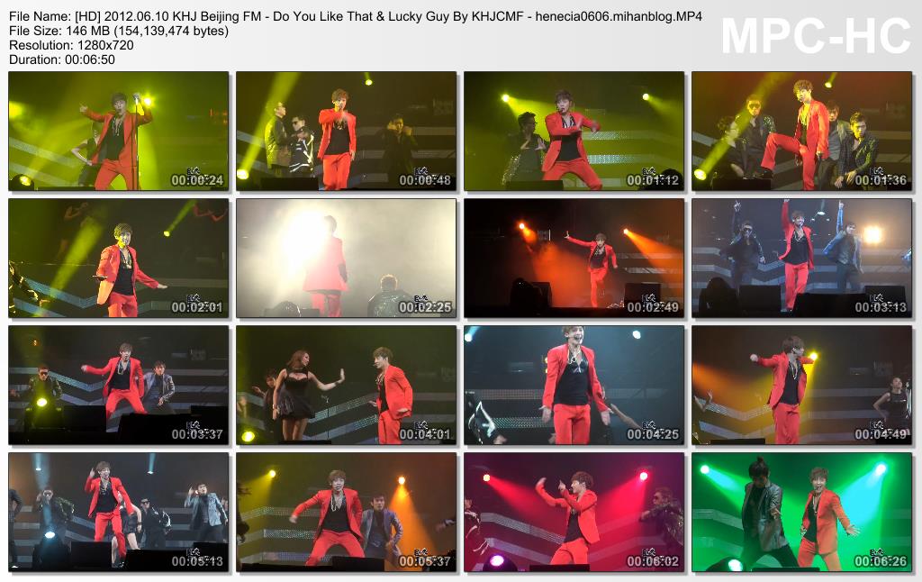 [KHJCMF] Kim Hyun Joong Beijing FM - Do You Like That &amp; Lucky Guy [2012.06.10]