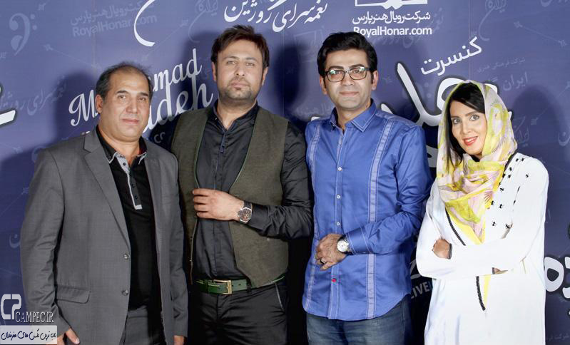لیلا بلوکات و فرزاد حسنی در کنسرت محمد علیزاده
