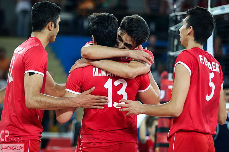 عکس های پیروزی والیبال ایران برابر آرژانتین