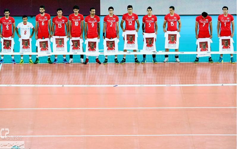 عکس های پیروزی والیبال ایران برابر آرژانتین