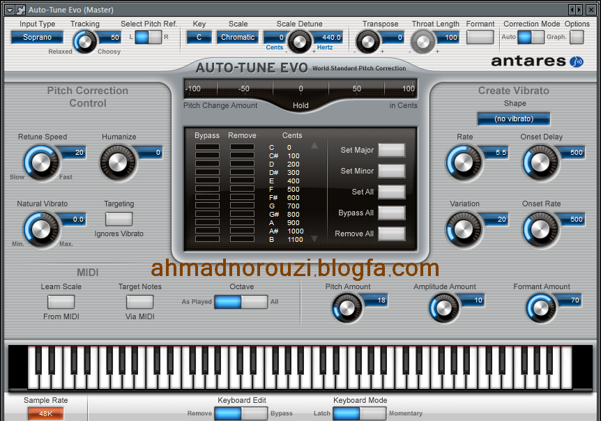 Antares AutoTune EFX EVO 708 AU VST RTAS Mac OSdmg