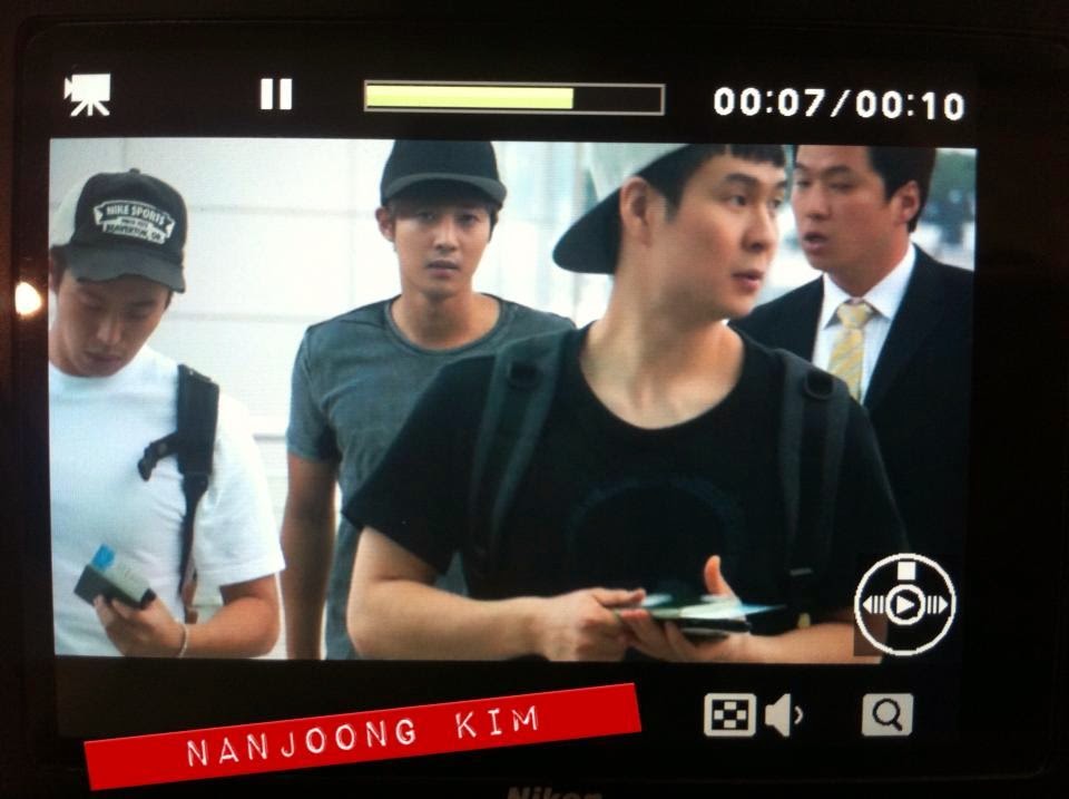 [HyunJoong Baraba Fancam] Kim Hyun Joong - Incheon Airport Departure to Japan [14.09.15]