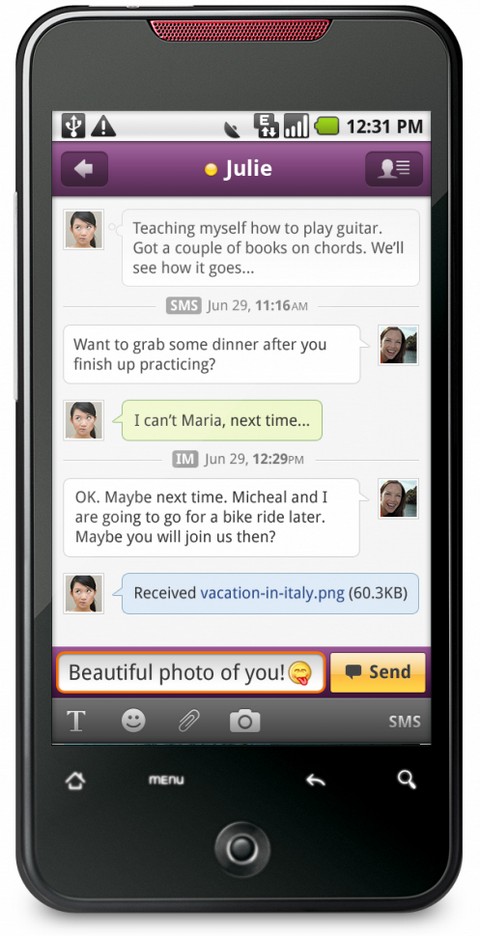 یاهو مسنجر برای اندروید - Yahoo Messenger Android Apps on Google
