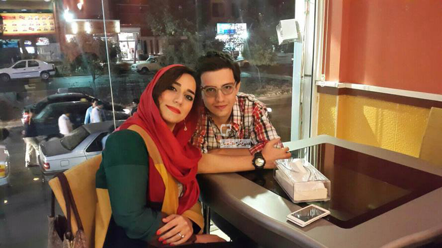 امیر کاظمی و همسرش مهتاب محسنی