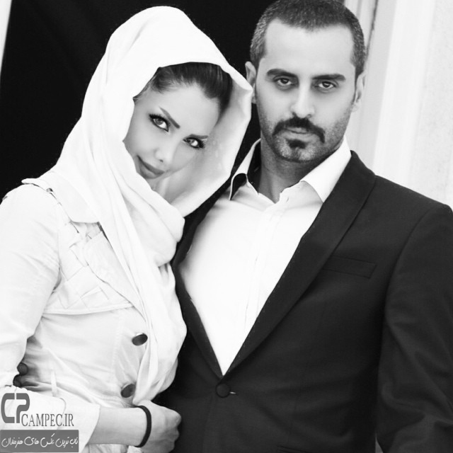 علیرام نورایی با همسرش