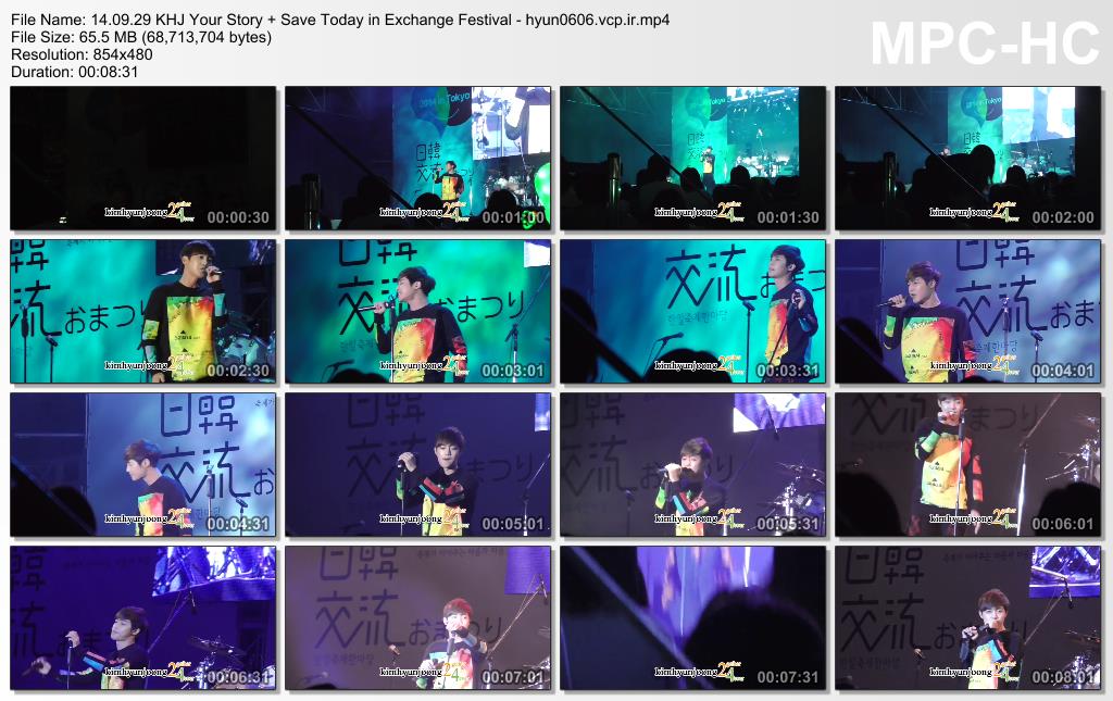 [Kimhyunjoong24 Fancam] Kim Hyun Joong - Japan and South Korea Exchange Festival 2014 in Tokyo [14.09.29]