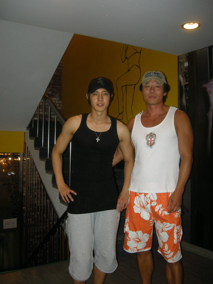 Kim Hyun Joong With His Fitness Training