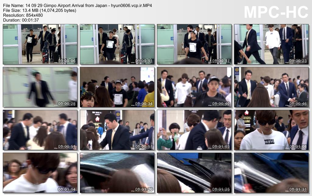 [HyunJoong Baraba Fancam] Kim Hyun Joong - Gimpo Airport Arrival from Japan [14.09.29]