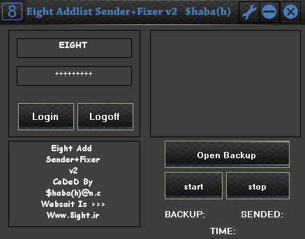 EIGHT Add List Sender + Fixer v2 8ight_1
