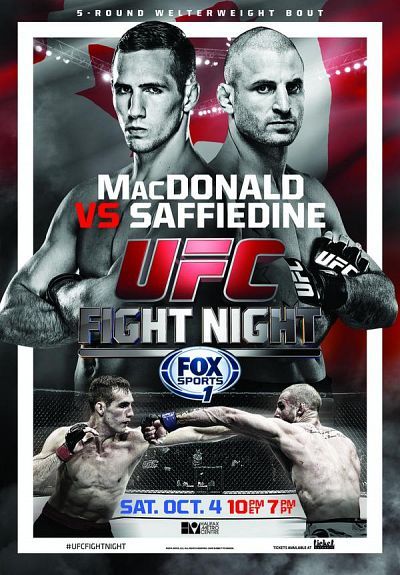 دانلود یو اف سی فایت نایت 54 | UFC Fight Night 54 : MacDonald vs. Saffiedine