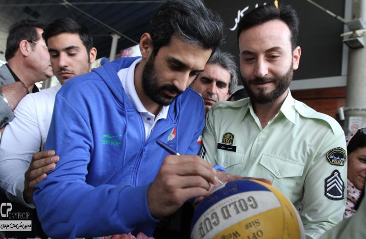 سعید معروف کاپیتان تیم ملی والیبال ایران