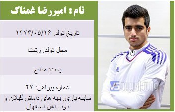 امیررضا غمناک