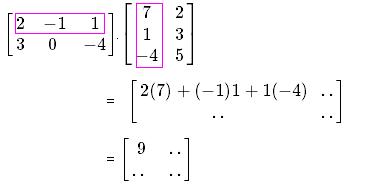 How to solve a 2x3 matrix